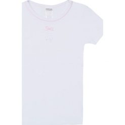 Bielizna dziewczęca: T-shirt z okrągłym dekoltem, jednokolorowy, krótki rękaw