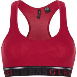 Guess Biustonosz Czerwony. Czerwone biustonosze Guess, z aplikacjami, z elastanu. Za 106,95 zł.