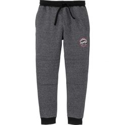 Spodnie dresowe bonprix czarny melanż. Czarne spodnie dresowe męskie marki bonprix, melanż, z dresówki. Za 89,99 zł.
