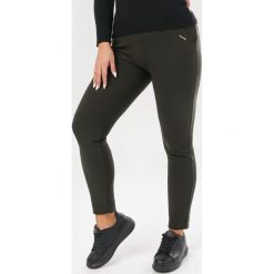 Ciemnozielone Spodnie Charevera. Zielone spodnie damskie Born2be, xl, bez wzorów, z tkaniny. Za 79,99 zł.
