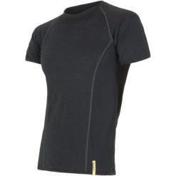 Sensor koszulka termoaktywna Merino Wool Active M black XL. Czarne koszulki męskie termoaktywne Sensor, xl, bez wzorów, z wełny, z krótkim rękawem. Za 195,00 zł.