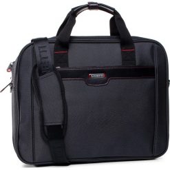 Torba na laptopa LANETTI - BMM-S-004-10-03 Black. Szare torby męskie skórzane Lanetti, bez wzorów, z materiału. Za 139,99 zł.
