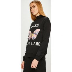 Miss Sixty - Bluza. Brązowe bluzy z nadrukiem damskie marki Miss Sixty, l, z bawełny, bez kaptura. W wyprzedaży za 539,90 zł.