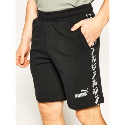 Szorty sportowe Puma Amplified Shorts 9" Tr 581416. Czarne spodnie męskie Puma, m, bez wzorów, z bawełny, sportowe. W wyprzedaży za 119,00 zł.