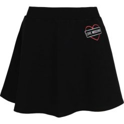 Spódnica Love Moschino. Czarne spódniczki damskie s, bez wzorów, z dresówki. Za 659,00 zł.