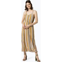 Taifun - Sukienka damska, żółty. Żółte sukienki damskie Taifun, w paski, eleganckie, z podwójnym kołnierzykiem, bez rękawów. Za 299,95 zł.