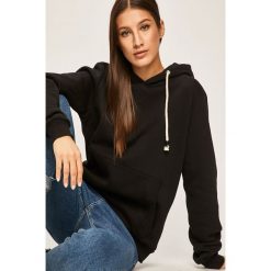 Answear - Bluza. Niebieskie bluzy damskie ANSWEAR, s, bez wzorów, z elastanu, bez rękawów, z kapturem. W wyprzedaży za 69,90 zł.