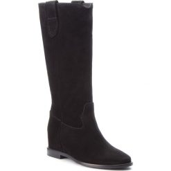 Kozaki TWINSET - Stivaletto CA8TCA Nero 00006. Czarne kozaki damskie marki Twinset, ze skóry, bez obcasa, na obcasie, bez zapięcia. W wyprzedaży za 869,00 zł.