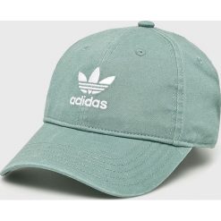 Adidas Originals - Czapka. Szare czapki damskie marki adidas Originals, z bawełny. Za 89,90 zł.