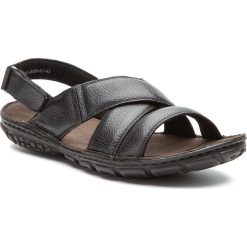 Sandały LASOCKI FOR MEN - MI07-A781-A606-01 Black. Czarne klapki męskie Lasocki For Men, bez wzorów, ze skóry. Za 119,99 zł.