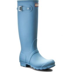 Buty zimowe damskie: Kalosze HUNTER – Org Tall WFT1000RMA Blue Sky
