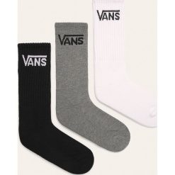 Vans - Skarpetki (3 pack). Skarpetki chłopięce Vans, bez wzorów, z elastanu. Za 59,90 zł.