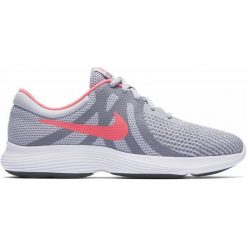 Nike Buty Dziewczęce Revolution 4 (Gs) Running Shoe 37,5 Szare. Szare buty dziewczęce sportowe Nike, bez wzorów, bez zapięcia, nike revolution. Za 195,00 zł.