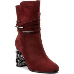 Buty zimowe damskie: Botki SOLO FEMME - 48002-01-G74/000-02-00 Bordowy