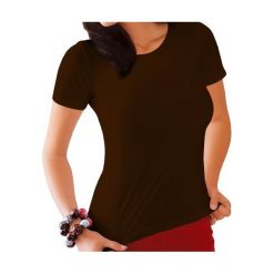 Babell Koszulka damska Carla brązowa r. 3XL. Pomarańczowe t-shirty damskie marki Babell, xl. Za 48,34 zł.