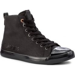 Trampki CALVIN KLEIN JEANS - Aron S0474 Black. Czarne trampki męskie Calvin Klein Jeans, z gumy. Za 489,00 zł.