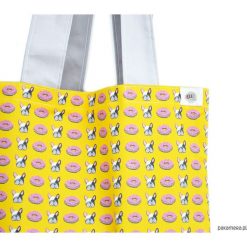 Shopper bag damskie: Torba bawełniana -sweet frenchie
