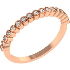 Złoty pierścionek z diamentami. Żółte pierścionki damskie Art of Diamond & Co., z diamentem, złote. W wyprzedaży za 694,95 zł.