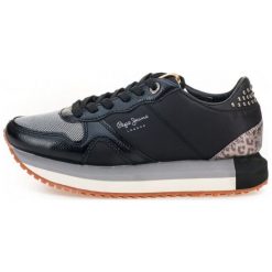 Pepe Jeans Tenisówki Damskie Zion Studs 37 Czarny. Czarne tenisówki damskie Pepe Jeans, z jeansu. Za 391,00 zł.