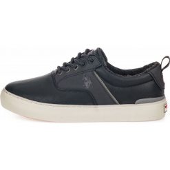 U.S. POLO ASSN. tenisówki męskie Tybalt Club ANSON7106W9/Y1 46 czarne. Czarne trampki męskie U.S. Polo Assn., bez wzorów, bez zapięcia. W wyprzedaży za 249,00 zł.