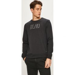 Blend - Bluza. Niebieskie bluzy męskie Blend, s, z aplikacjami, z bawełny, z okrągłym kołnierzem, bez rękawów, bez kaptura. W wyprzedaży za 129,90 zł.