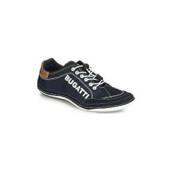 Buty Bugatti TOUZINE. Niebieskie trampki męskie marki Bugatti, bez wzorów, bez zapięcia. Za 319,95 zł.