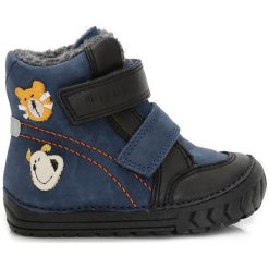 D-D-Step Chłopięce Buty Zimowe Ze Zwierzakami 19 Niebieski. Niebieskie buty chłopięce zimowe marki D-D-Step. Za 159,00 zł.