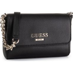 Torebka Guess Alma (Vg) Mini-Bags HWVG74 01780. Czarne listonoszki damskie Guess, z aplikacjami, bez dodatków. W wyprzedaży za 229,00 zł.