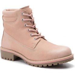 Trapery MARCO TOZZI - 2-26248-33 Rose Comb 554. Różowe trapery damskie Marco Tozzi, ze skóry, klasyczne, bez obcasa, bez zapięcia. Za 239,00 zł.