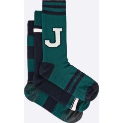 John Frank - Skarpety (3-pack). Zielone skarpetki męskie marki John Frank, z bawełny. W wyprzedaży za 27,90 zł.