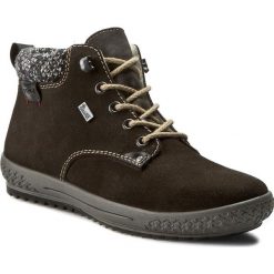 Botki RIEKER - M6140-45 Grey Combination. Czarne botki damskie skórzane marki Rieker. W wyprzedaży za 219,00 zł.