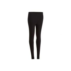 Legginsy slim Gym & Pilates FIT+ 500 damskie. Czarne legginsy damskie NYAMBA, xl, bez wzorów, z elastanu. Za 34,99 zł.