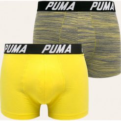 Puma - Bokserki (2-pack). Czarne bokserki męskie Puma, s, bez wzorów, z elastanu. W wyprzedaży za 59,90 zł.