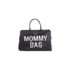 Torba podróżna Mommy Bag czarna Childhome. Czarne torby podróżne Childhome, bez wzorów, z tkaniny. Za 359,00 zł.