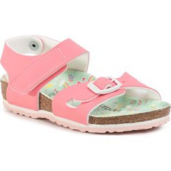 Sandały BIRKENSTOCK - Colorado Kids 1016037 Candy Pastel Pink. Różowe sandały dziewczęce Birkenstock, ze skóry ekologicznej, bez zapięcia. Za 219,00 zł.