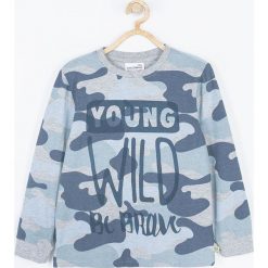 Coccodrillo - Longsleeve dziecięcy 92-122 cm. Szare t-shirty chłopięce COCCODRILLO, z nadrukiem, z dzianiny, z długim rękawem. Za 45,90 zł.