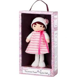 Przytulanki i maskotki: Przytulanka-lalka „Rose” w kolorze jasnoróżowo-białym – (W)25 cm