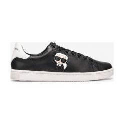 Karl Lagerfeld Ikonik 3D Tenisówki Czarny. Czarne trampki męskie KARL LAGERFELD, bez wzorów, ze skóry, bez zapięcia. Za 826,95 zł.