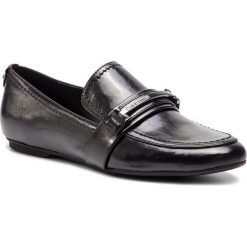 Półbuty CALVIN KLEIN - Oracy E8885 Black. Czarne półbuty damskie Calvin Klein, bez wzorów, ze skóry ekologicznej, bez obcasa, na obcasie, bez zapięcia. Za 519,00 zł.