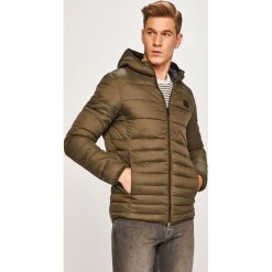 Jack & Jones - Kurtka. Niebieskie płaszcze męskie Jack & Jones, xl, bez wzorów, z poliesteru, krótkie, z kapturem. W wyprzedaży za 149,90 zł.