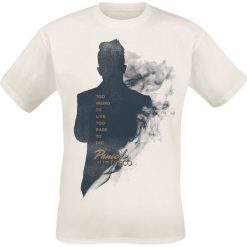 Panic! At The Disco Silhouette T-Shirt biały. Białe koszulki męskie Panic! At The Disco, l, bez wzorów, bez kołnierzyka. Za 74,90 zł.