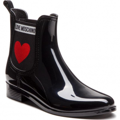 Kalosze LOVE MOSCHINO - JA21013G16IJ0000 Nero. Czarne buty zimowe damskie Love Moschino, z materiału. Za 479,00 zł.