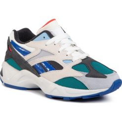 Buty Reebok - Aztrek 96 EF3568 Chalk/Seatea/Humblu. Brązowe półbuty damskie Reebok, na co dzień, bez wzorów, ze skóry ekologicznej, bez obcasa, bez zapięcia. Za 349,00 zł.