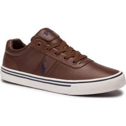 Tenisówki POLO RALPH LAUREN - Hanford 816765046004 Tan. Pomarańczowe półbuty męskie Polo Ralph Lauren, bez wzorów, z gumy, bez zapięcia. Za 449,00 zł.