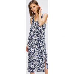 Lauren Ralph Lauren - Koszula nocna. Niebieskie koszule jeansowe damskie marki Lauren Ralph Lauren, s, z aplikacjami, z okrągłym kołnierzem. W wyprzedaży za 199,90 zł.