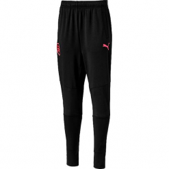 Spodnie sportowe "FC Arsenal" w kolorze czarnym. Czarne spodnie chłopięce marki Puma, z materiału. W wyprzedaży za 113,95 zł.