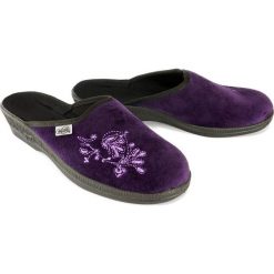 BEFADO 219D 425 ANIA fiolet, kapcie damskie. Koturny damskie Befado, bez obcasa, na koturnie, bez zapięcia. Za 43,90 zł.