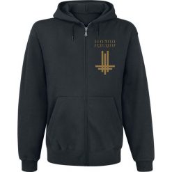 Bluzy męskie: Behemoth ILYAYD Cover Bluza z kapturem rozpinana czarny