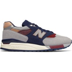 Buty sportowe męskie: New Balance Buty męskie M998CSU szaro-niebieskie r. 43