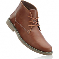 Kozaki sznurowane bonprix koniakowy. Czarne buty zimowe męskie marki bonprix, tenisowe. Za 129,99 zł.